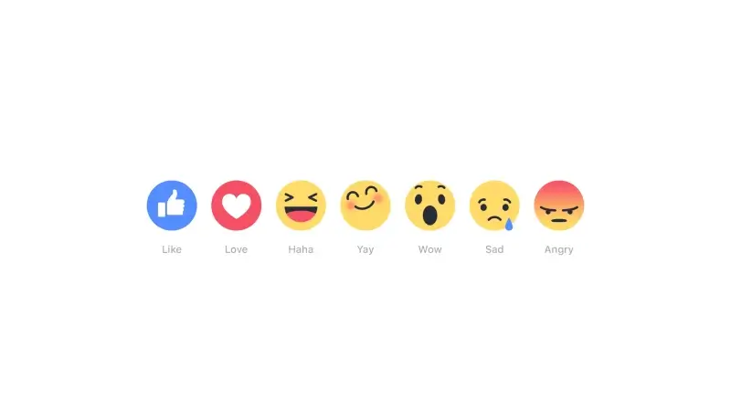 Facebook lanceert nieuwe reactieknoppen