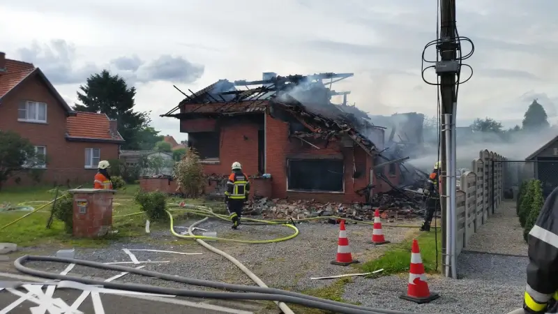 Explosies verwoesten huis in Beringen