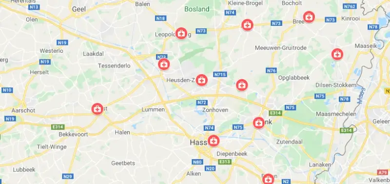 KAART: waar kan jij je laten vaccineren?