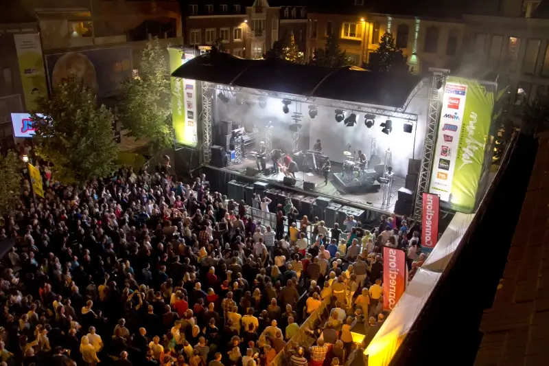 Marktrock Bilzen strikt Laura Tesoro, Sylver en Raymond Van Het Groenewoud