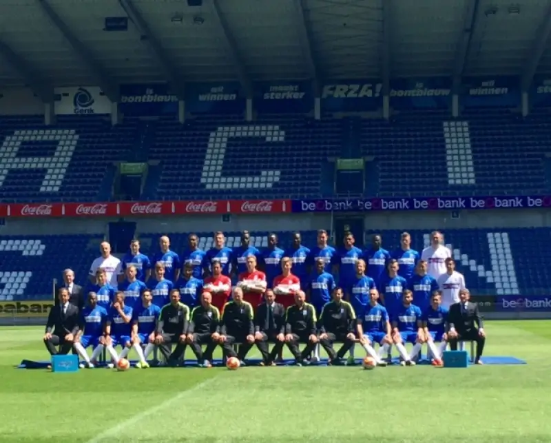 Anele en Mboyo: niet aanwezig op ploegfoto Genk