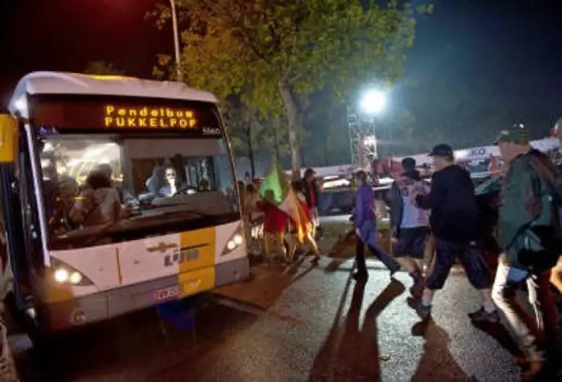 Gratis Pukkelpop-nachtbus naar Leopoldsburg