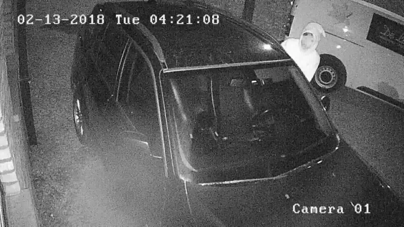 Politie vat de dief die gekleed als smurf auto's stal