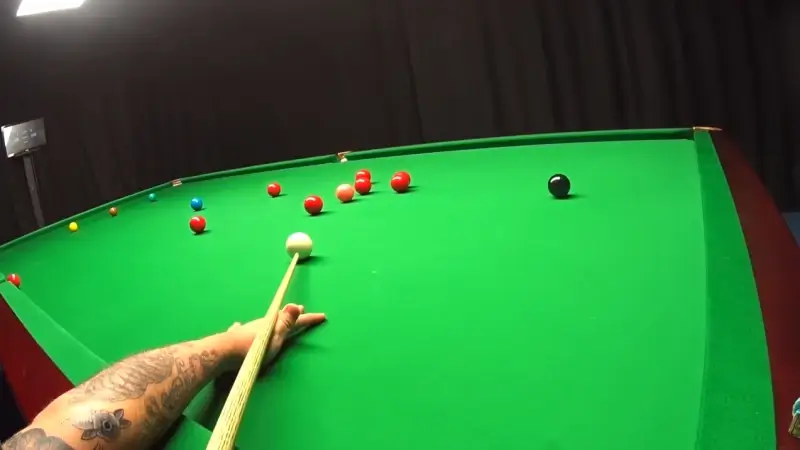 Brecel scoort 147 tijdens training en filmt alles