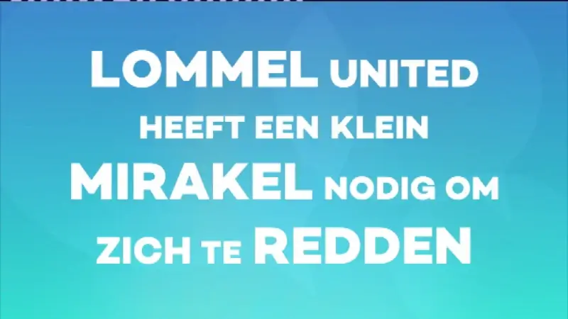 Poll Sportcafé: mirakel voor Lommel?