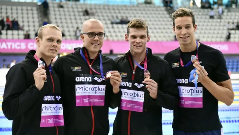 Pieter Timmers bezorgt Belgen bronzen medaille op EK zwemmen in Londen