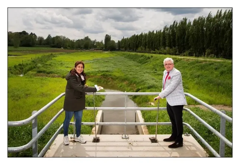Nieuwe overstromingszone geopend in Borgloon