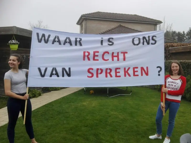 Leerlingen Wico Neerpelt voeren actie: "Waar is ons recht van spreken?"