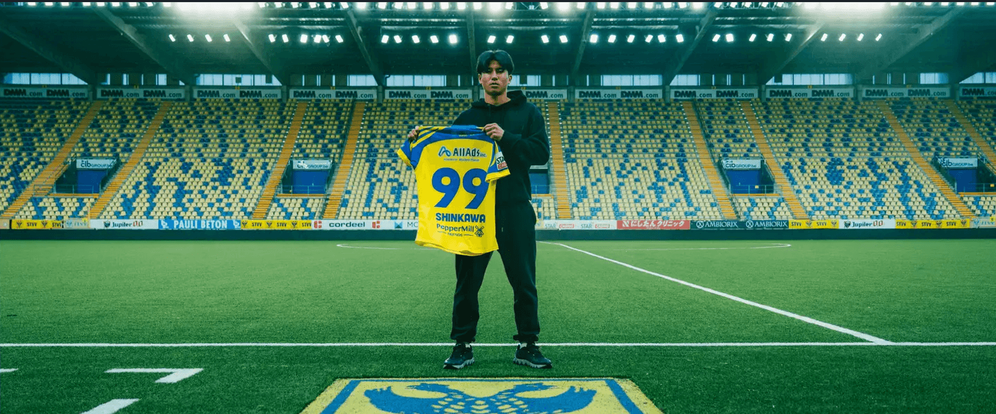 De 18-jarige Japanner ondertekent een meerjarig contract langs de Tiensesteenweg en zal het nummer 99 dragen.